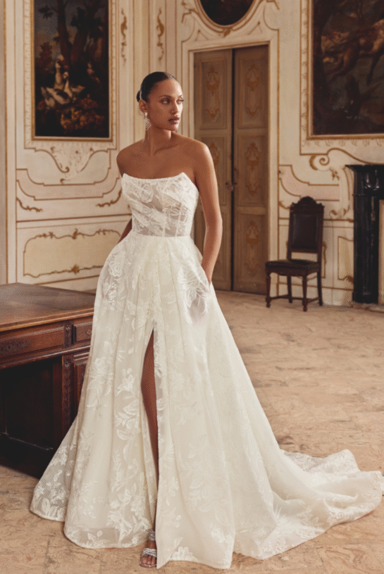 abito da sposa 88453 Kerryann collezione justin alexander