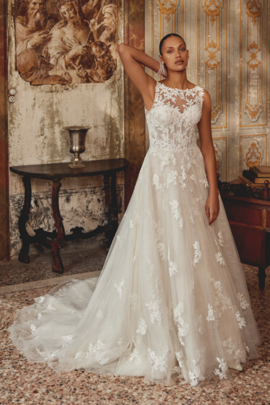 abito da sposa 88455 Kayleigh collezione justin alexander