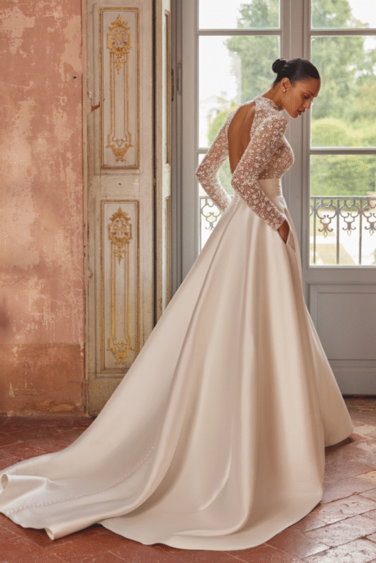 abito da sposa 88464 Kira collezione justin alexander