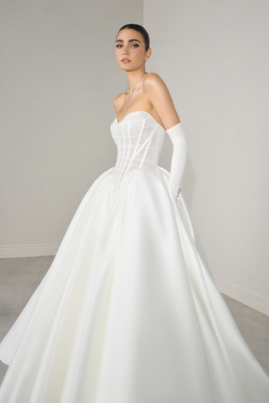 abito da sposa 99365 Monarch collezione justin alexander