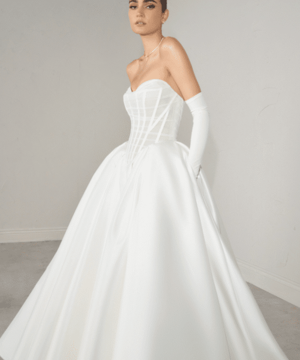 abito da sposa 99365 Monarch collezione justin alexander