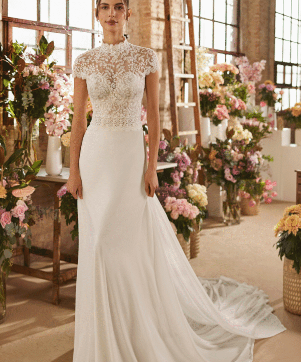 abito da sposa xelena collezione rosa clarà